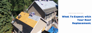 Roof replacement in progress by Americana Roofing in North Texas