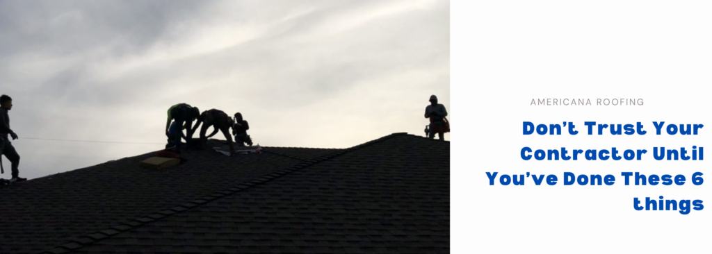 Choosing a roofing contractor in North Texas â€” Americana Roofing