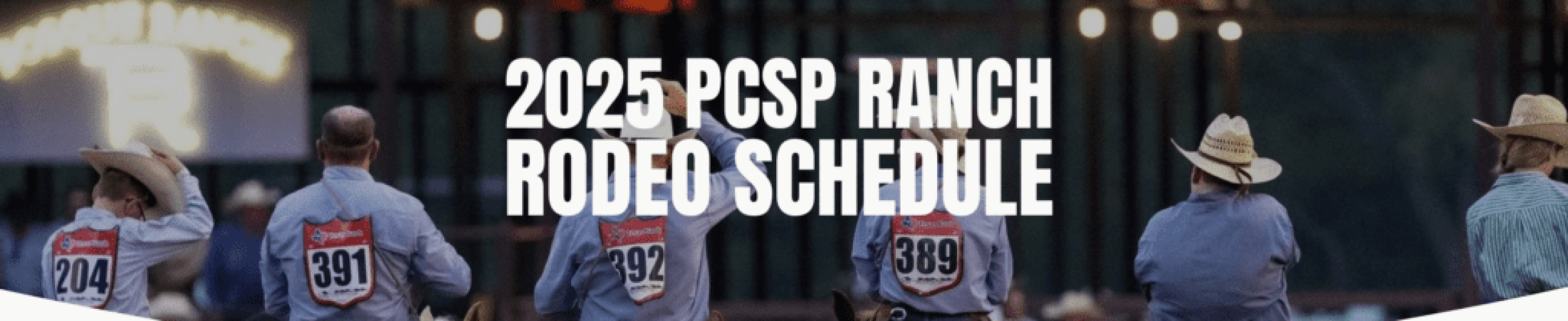 PCSP Ranch Rodeo â€” Americana Roofing community sponsor Parker County