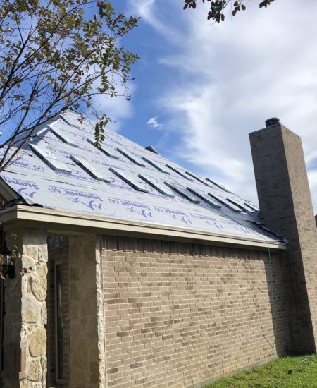 Roof stocked for installation Willow Park TX
